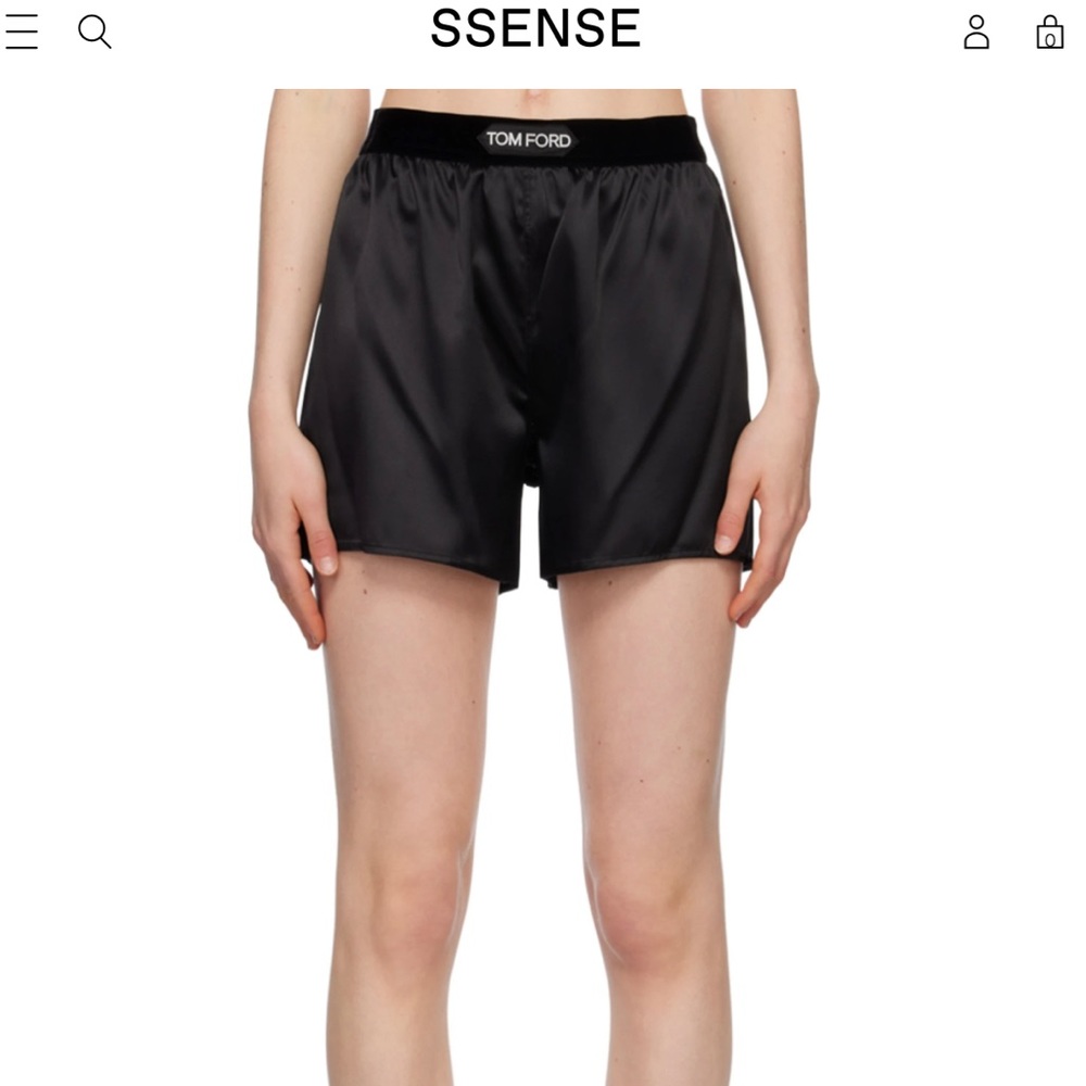 NEW Authentic TOM FORD Satin shorts